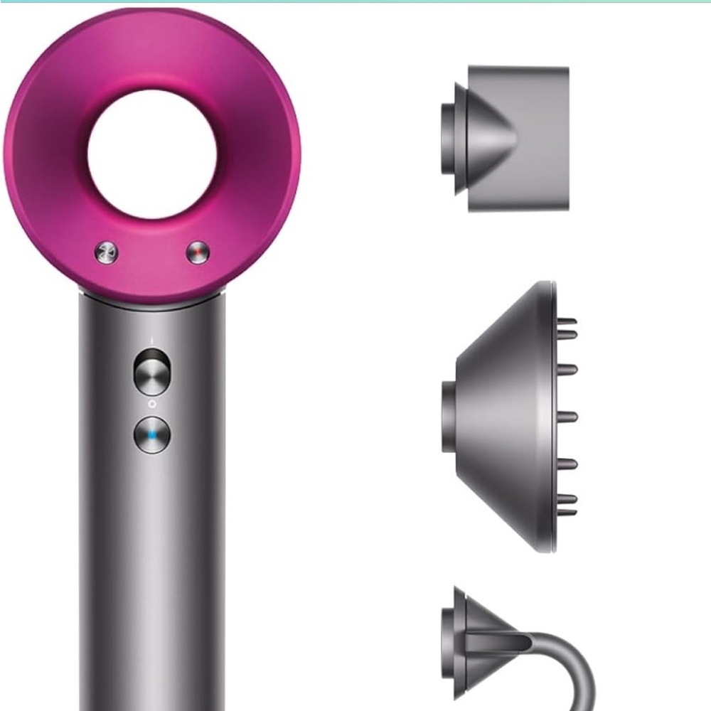 Dyson Supersonic Hair Dryer, Grey and Pink